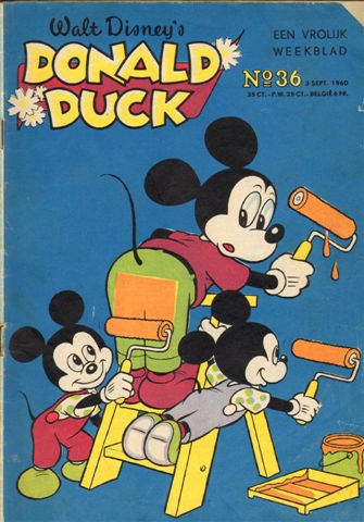 Disney, Walt - Donald Duck, Een Vrolijk Weekblad, No. 36,  3 september  1960
