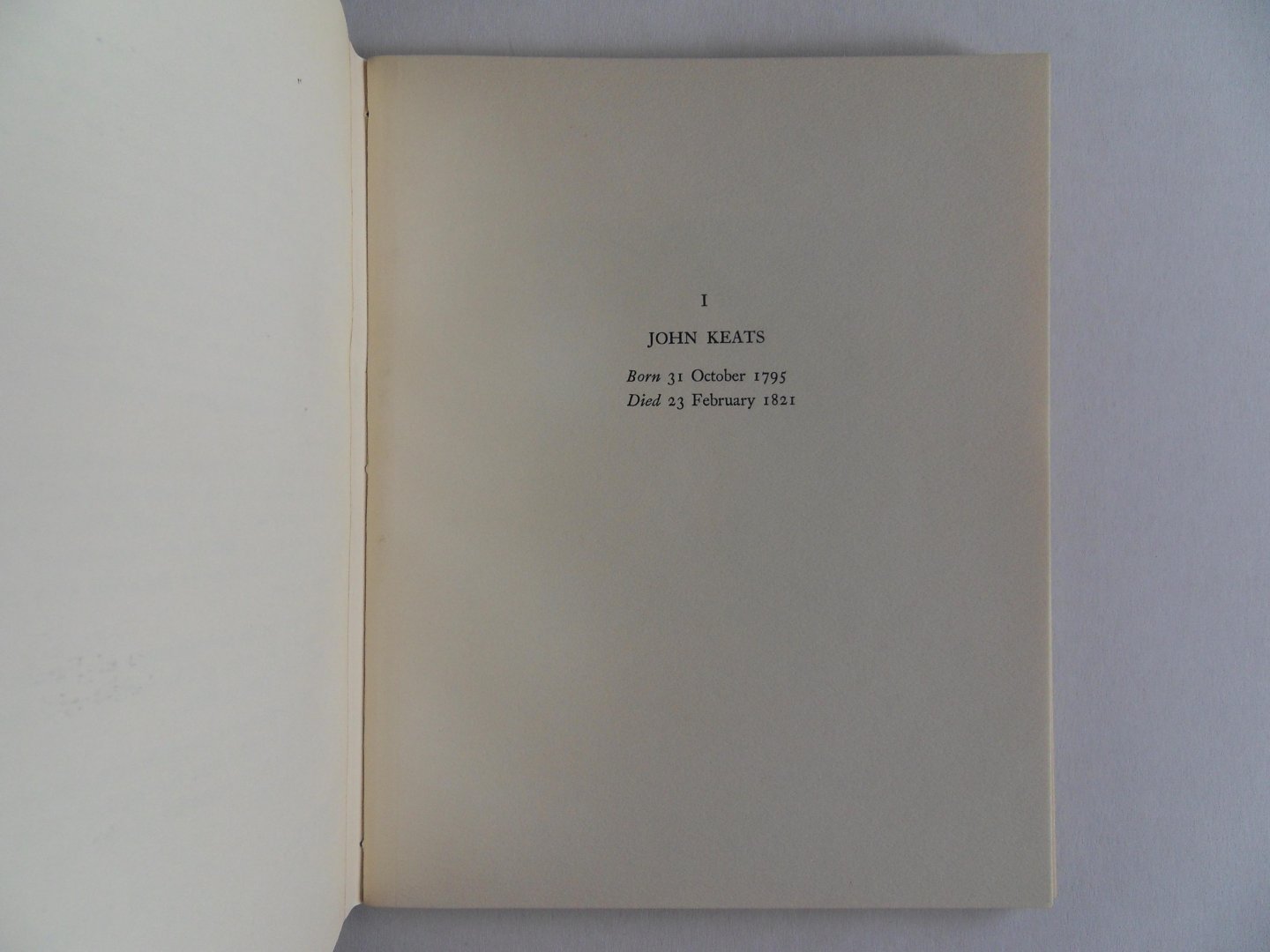 Buxton Forman, M. [ inleiding ]. - John Keats and His Family. - A series of portraits. [ Six Photogravures ]. [ Only 100 copies printed ].