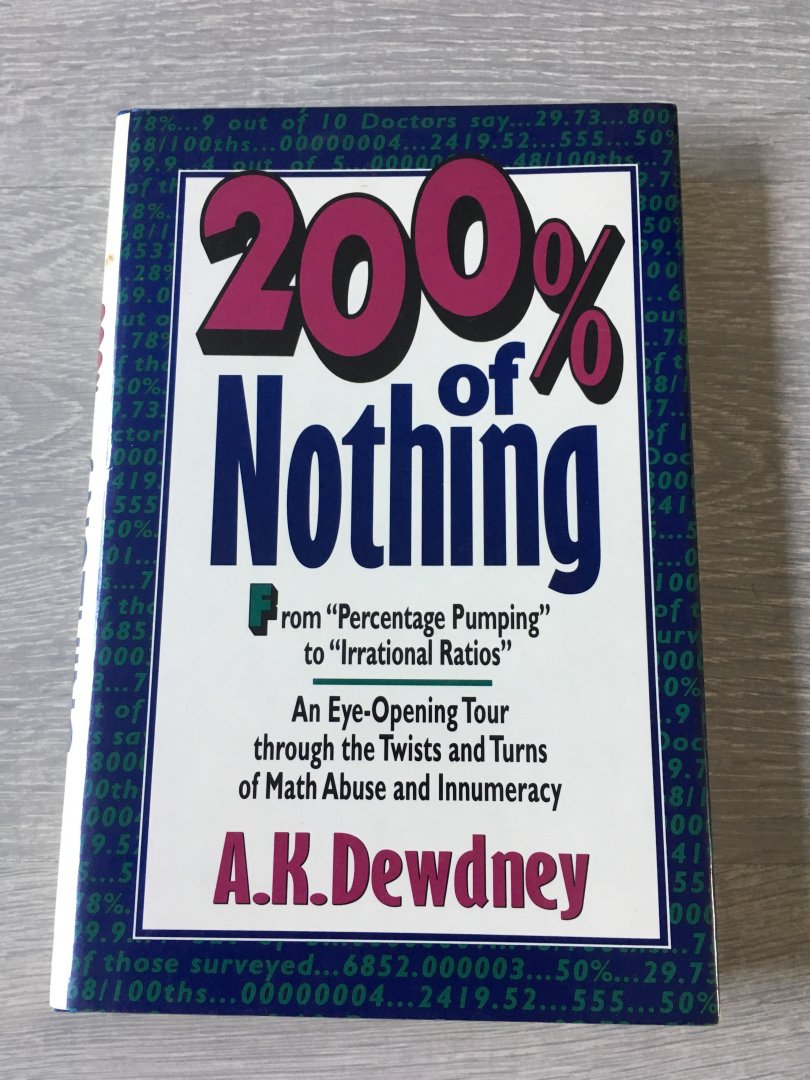 A.K. Dewdney - 200% of nothing, from percentage pumpinh to irrational Ratios