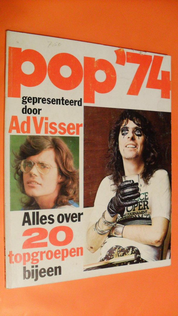 Ad Visser - Pop '74   Alles over 20 popgroepen bijeen