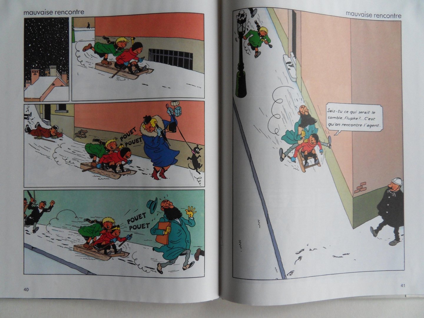 Hergé [ in samenwerking met Johan de Moor ]. - Quick & Flupke. - Pardon Madame.