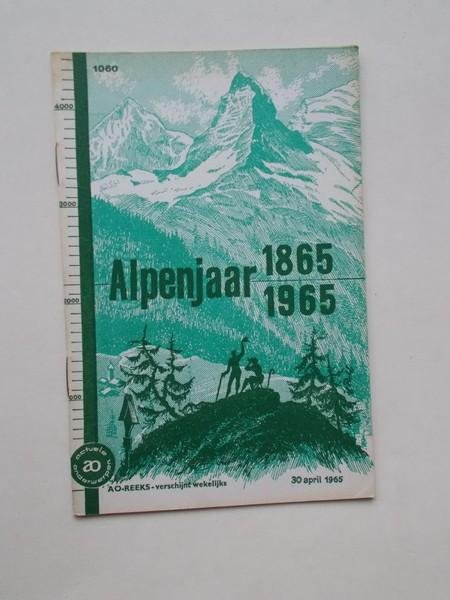 ZIMMERMAN, A., - Alpenjaar. 1865-1965. Ao boekje nr.1060.