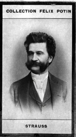 Strauss, Johann (Sohn): - [Fotografie] Strauss