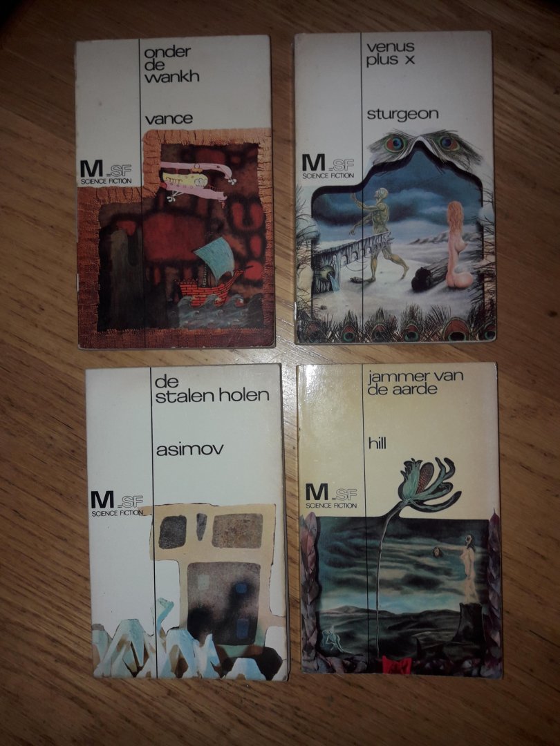 Vance / Sturgeon / Asimov / Hill - Onder de wankh / Venus plus x / De stalen holen / Jammer van de aarde