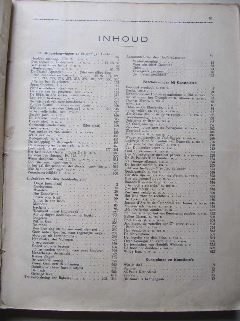 Red. J.N. Voorhoeve - Timotheus - Geillustreerd weekblad