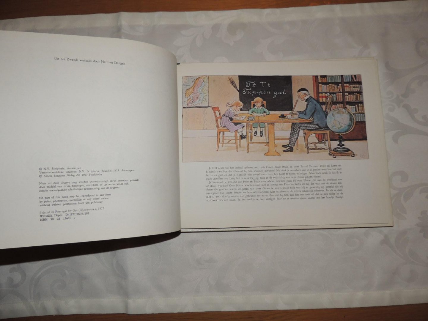 Beskow, Elsa - vertaling uit Zweeds Herman Dangez - De verjaardag van Tante Bruin - een Prentenboek door Elsa Beskow