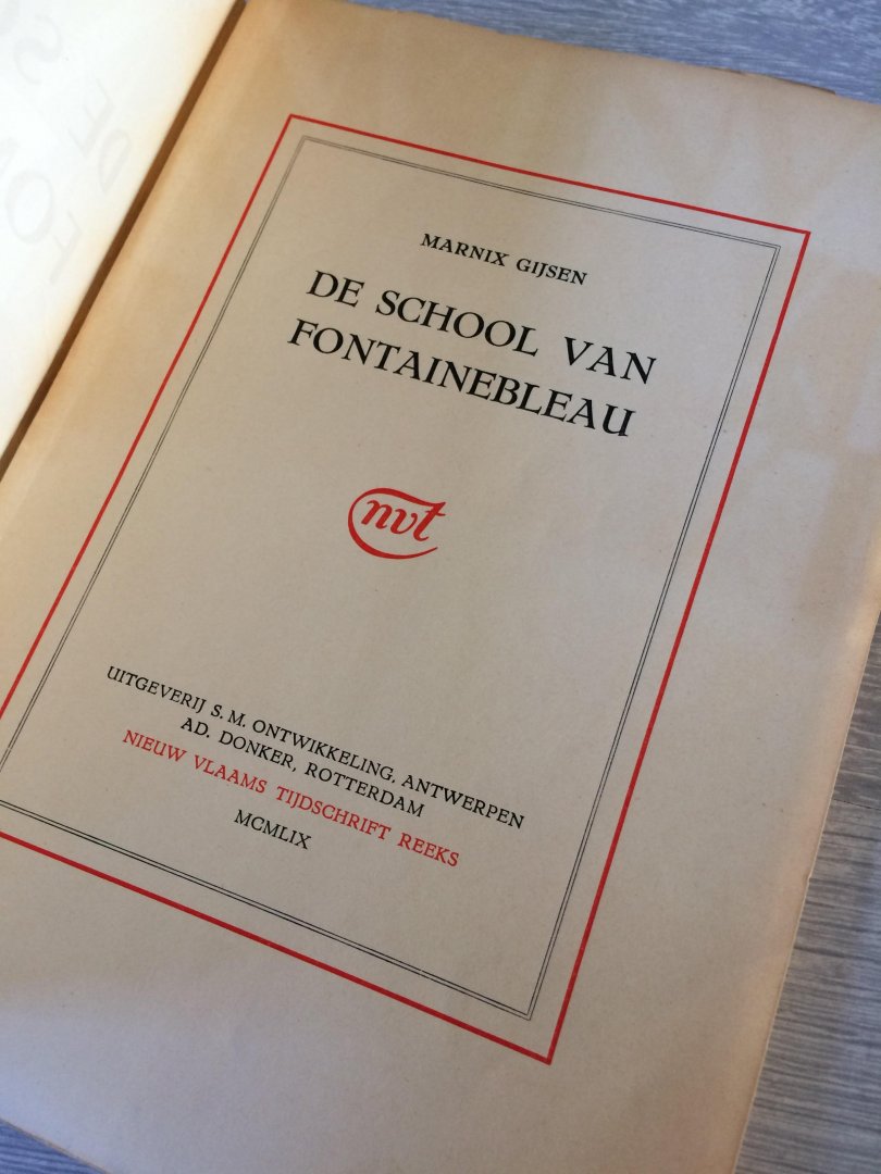 Marnix Gijsen - De school van fontainebleau