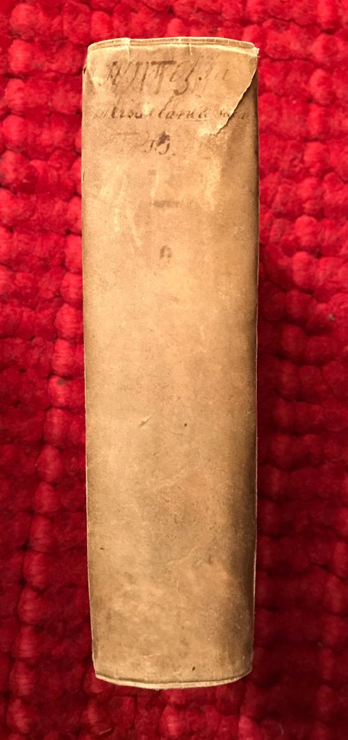 Hermanni Witsii  [Hermann Witsius], - Miscellaneorum Sacrorum Libri IV. Quibus, De Prophetis & Prophetia, de Tabernaculi Levitici mysteriis, de Collatione Sacerdotti Aaronis & Christi, de Synedriis Herbraeorum, de IV Bestiis Danielis, de cultu Molochi, de Seculo hoc & futuro, de sensu Ep