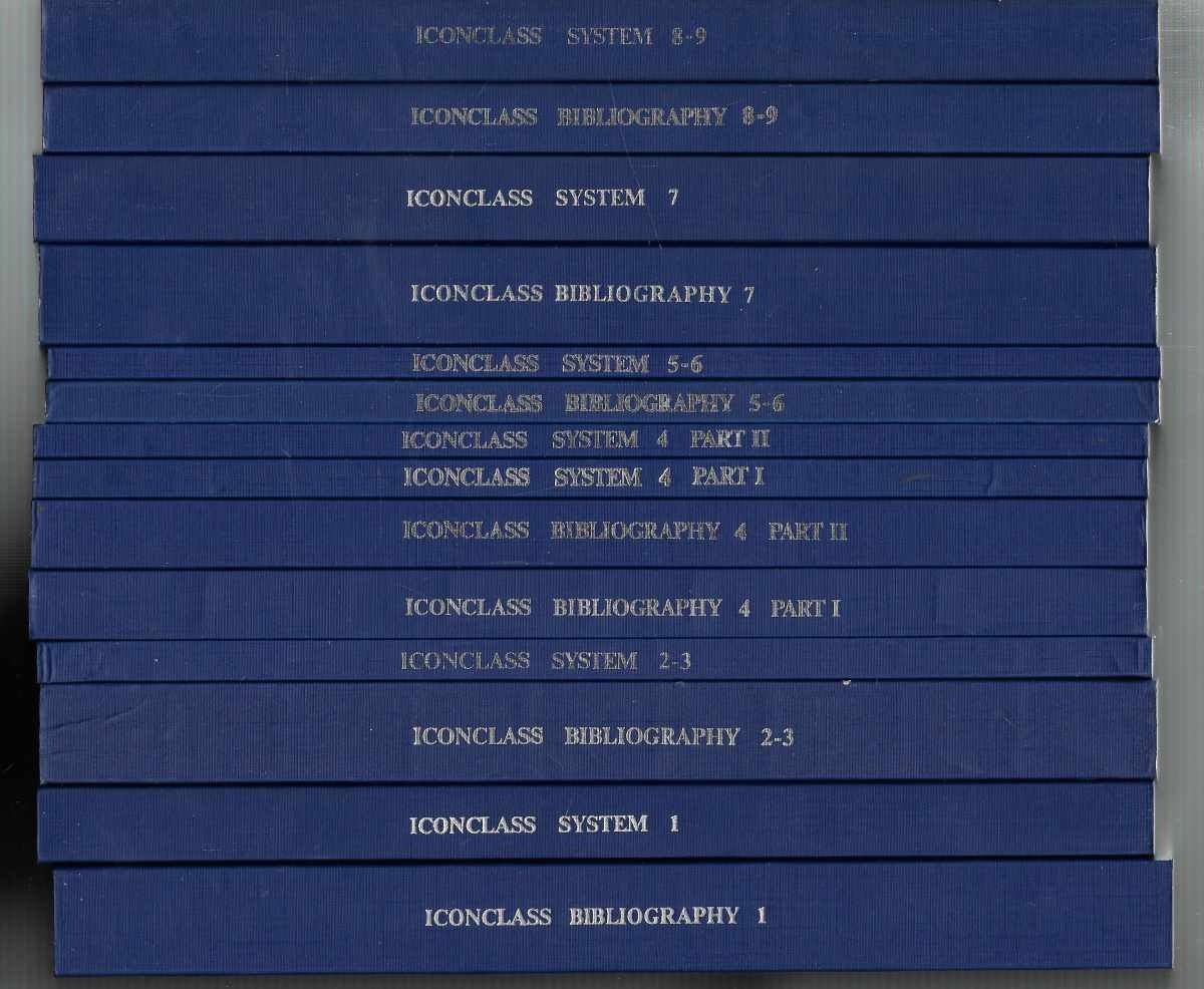 Henri van de Waal - Iconclass an iconographic classification system, 1-9 (in 14 volumes)