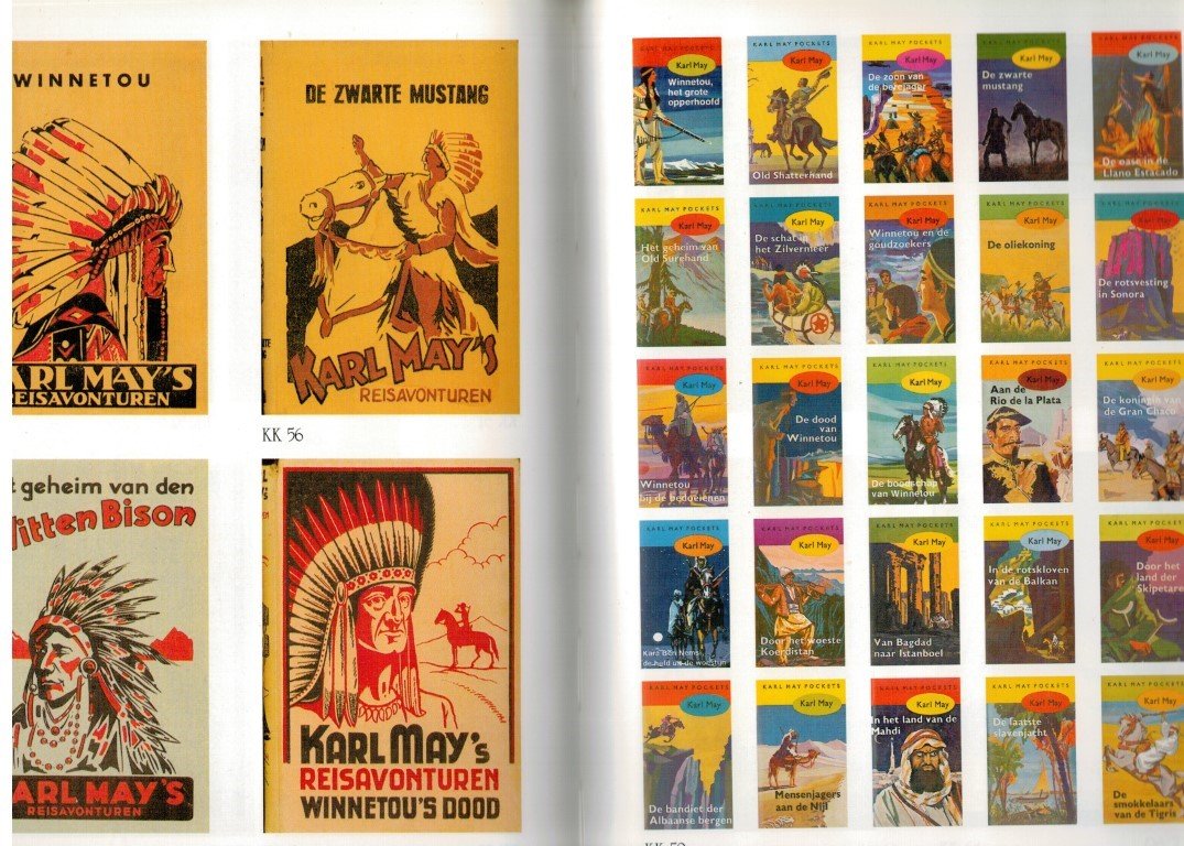 Oosterbaan, J. C. - Een ketting van boeken. Handleiding van Karl May boeken verzamelaars, met bibliografische karakter.