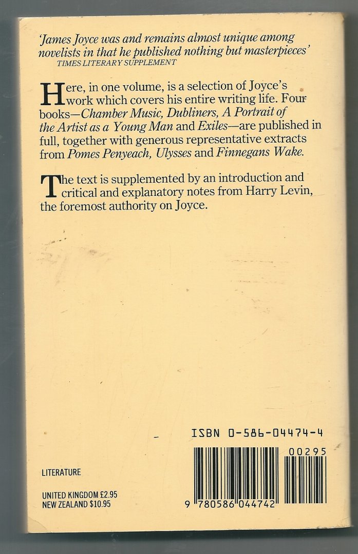 Joyce, James - The essential James Joyce 4 boeken + fragmenten voor titels zie scan