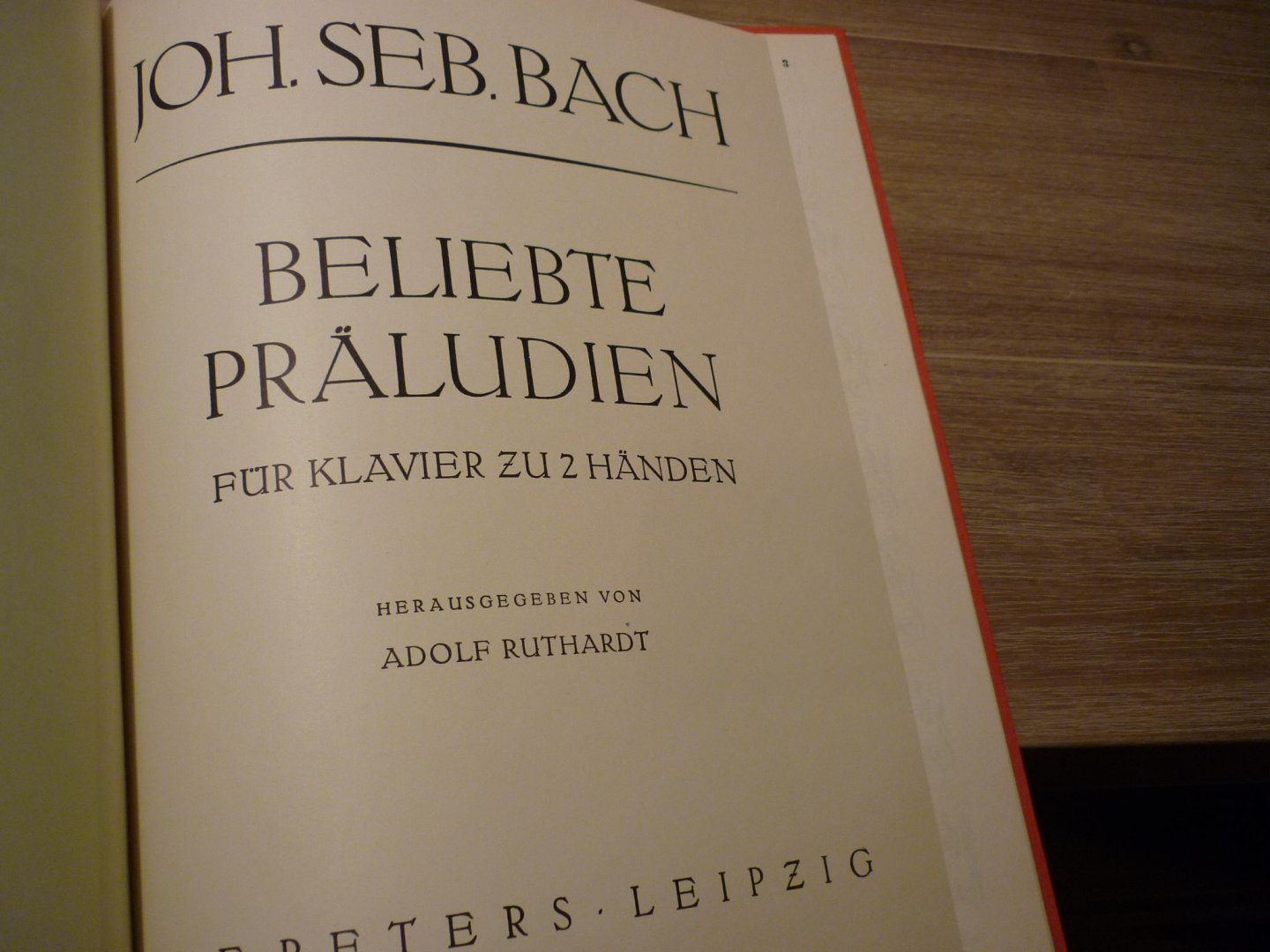 Bach J.S. (1685 – 1750) - Klavierwerke Supplement   /   Beliebte Praludien fur Klavier zu 2 handen