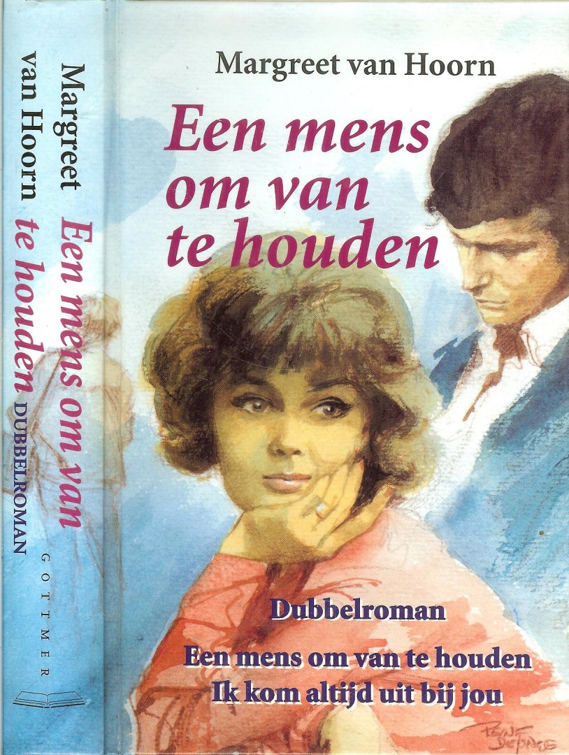 Hoorn van Magreet  Omslagillustraties  van Reint de Jonge - Een mens om van te houdenen  en  Ik kom altijd uit bij jou  een Dubbelroman  das leesplezier