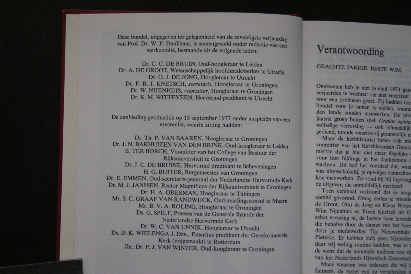 Dankbaar - Geloof en Revolutie kerkhistorische kanttekeningen bij een actueel vraagstuk aangeboden aan Prof. Dankbaar op zijn 70e verjaardag