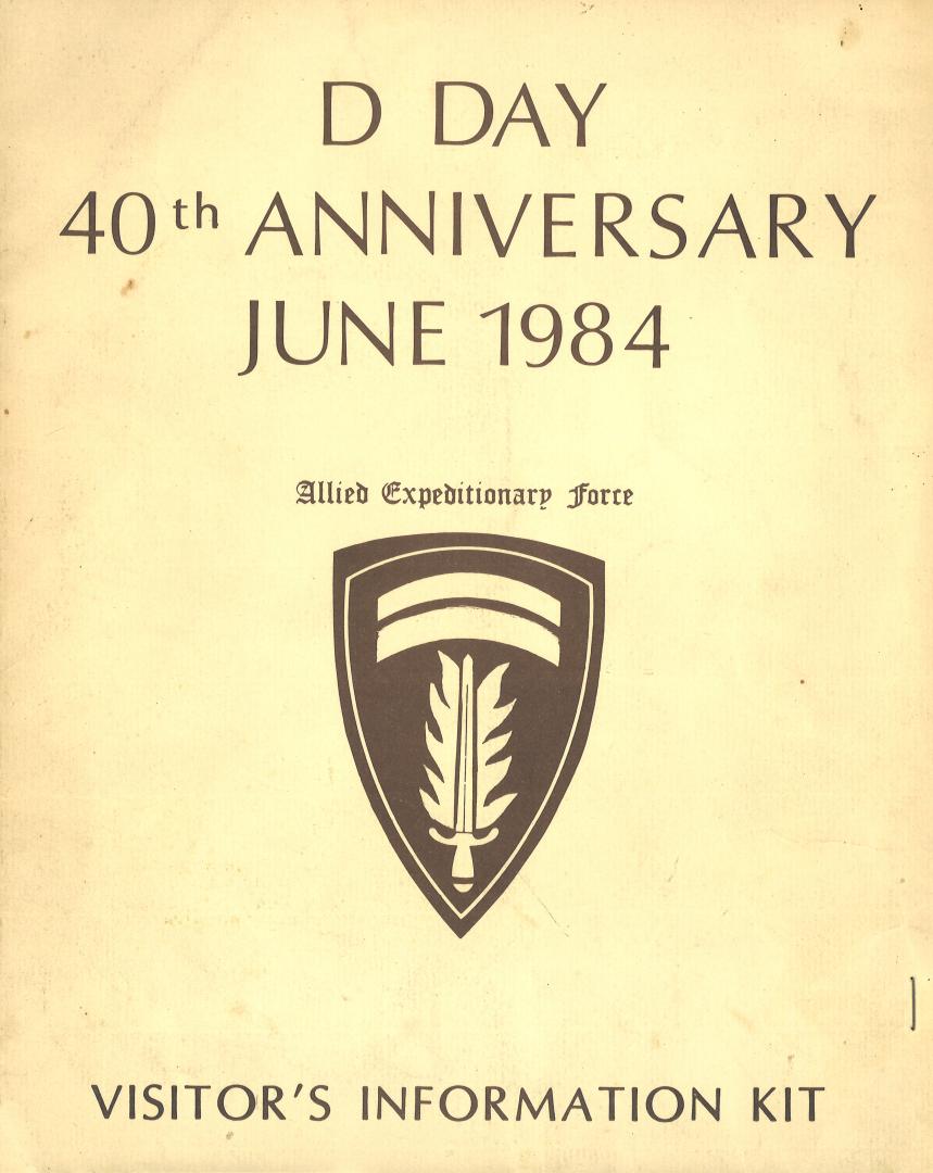  - D-Day - 40th Anniversary June 1984 Visitor's Information Kit