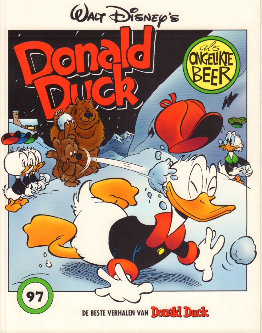 Disney, Walt - Donald Duck 097, Donald Duck als Ongelikte Beer, softcover, gave staat