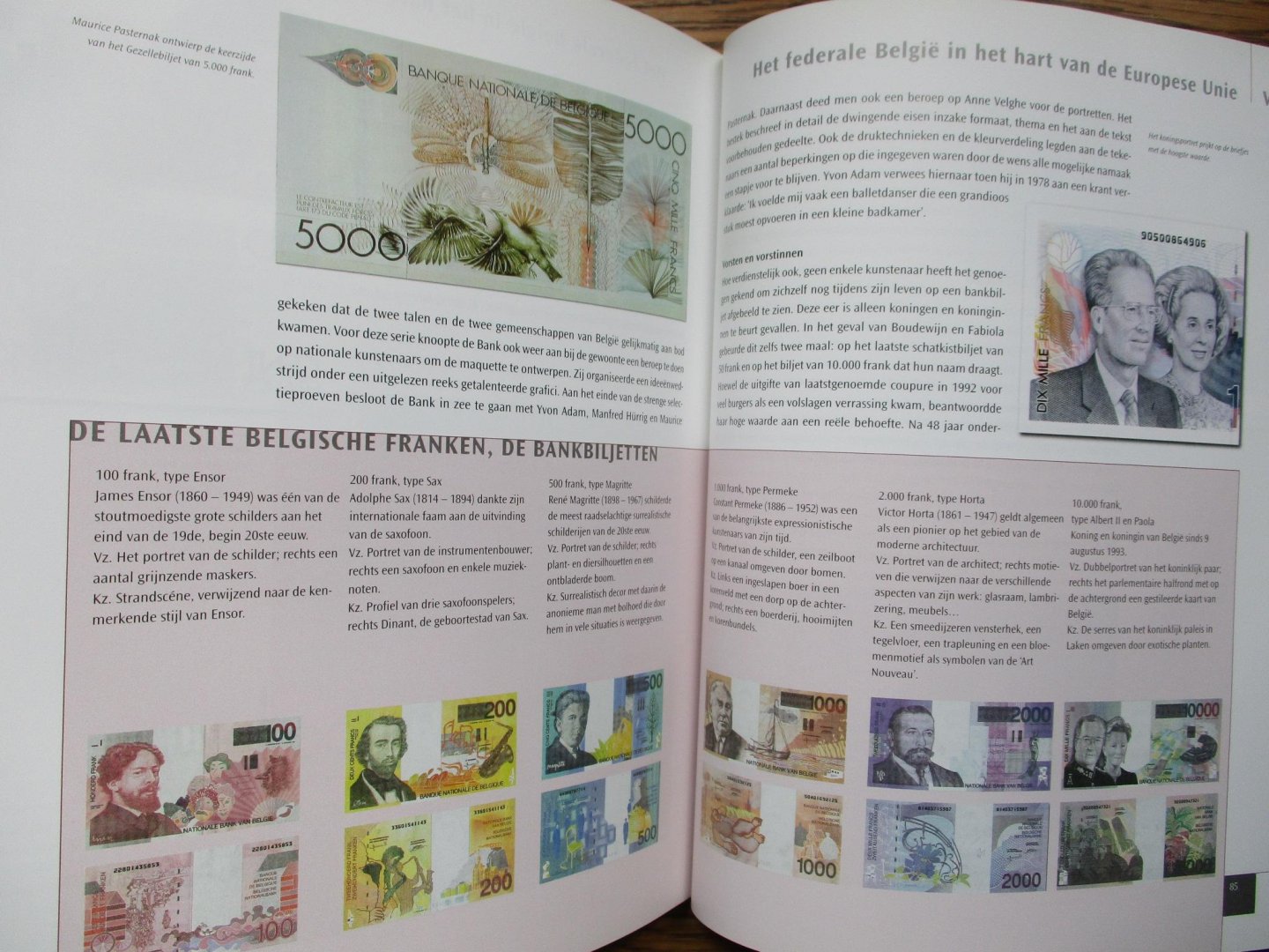 Boekhorst, B. te - Adieu frank, Het boeiend verhaal van België en zijn geld.