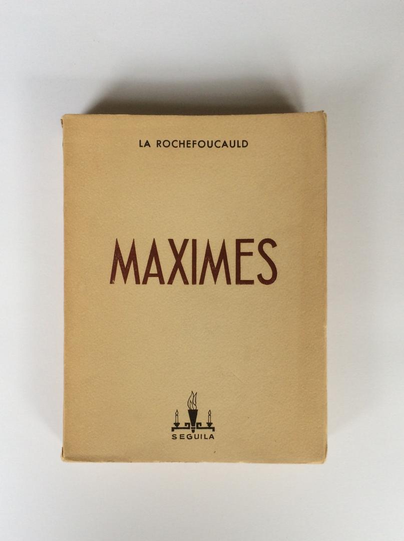 Rochefoucauld, La - Reflexions ou Sentences et Maximes Morales