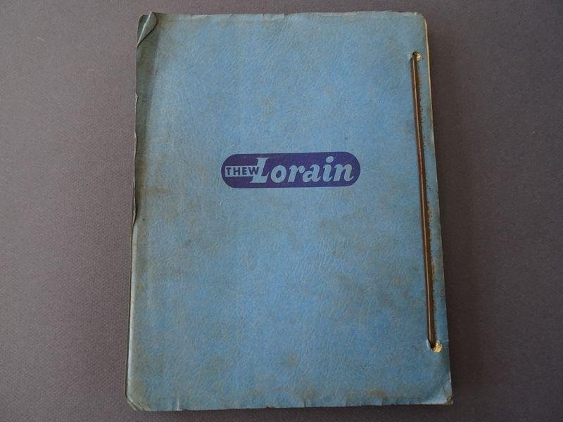 N/A. / The Thew Shovel co. - Thew-Lorain repair parts catalogue. Model L-40.