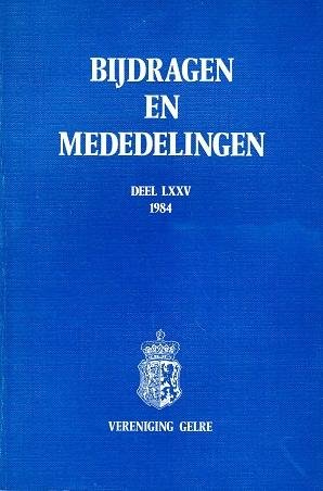 Diverse - Bijdragen en Mededelingen Deel LXXV 1984