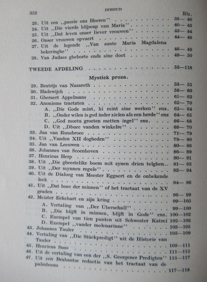 Bruin, C.C. de Dr. - Middelnederlands geestelijk proza