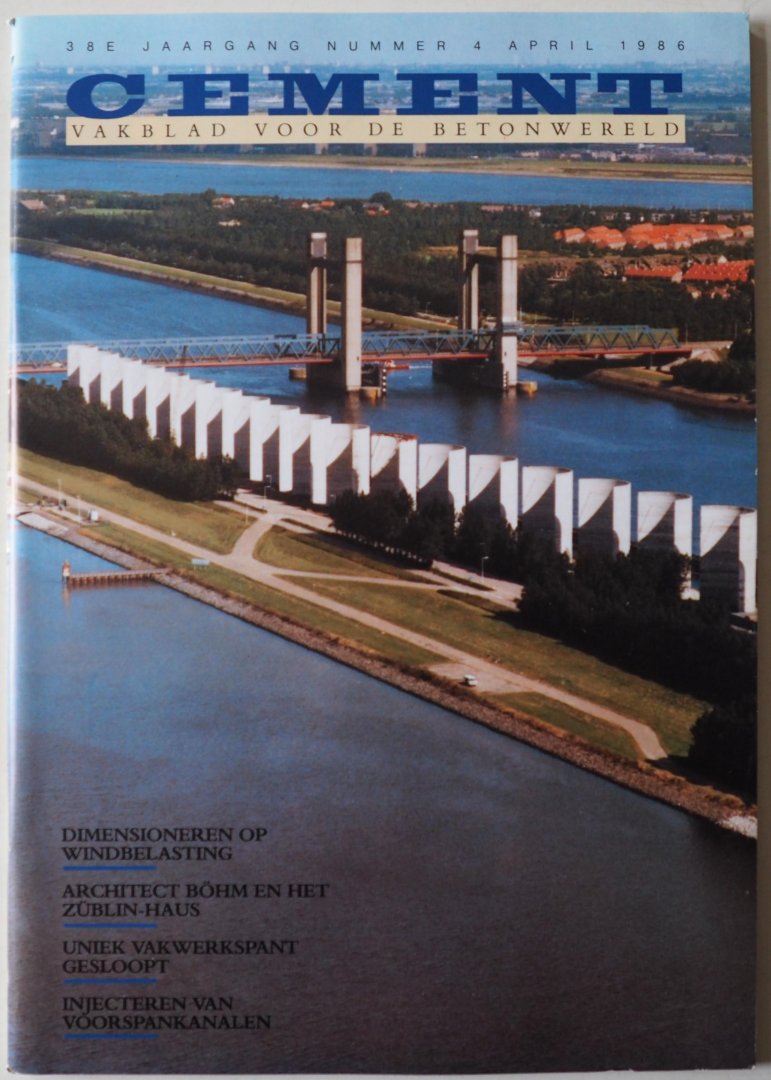 Vlugt B W van der e.a. - Cement Vakblad voor de betonwereld 38e jaargang nummer 4 april 1986