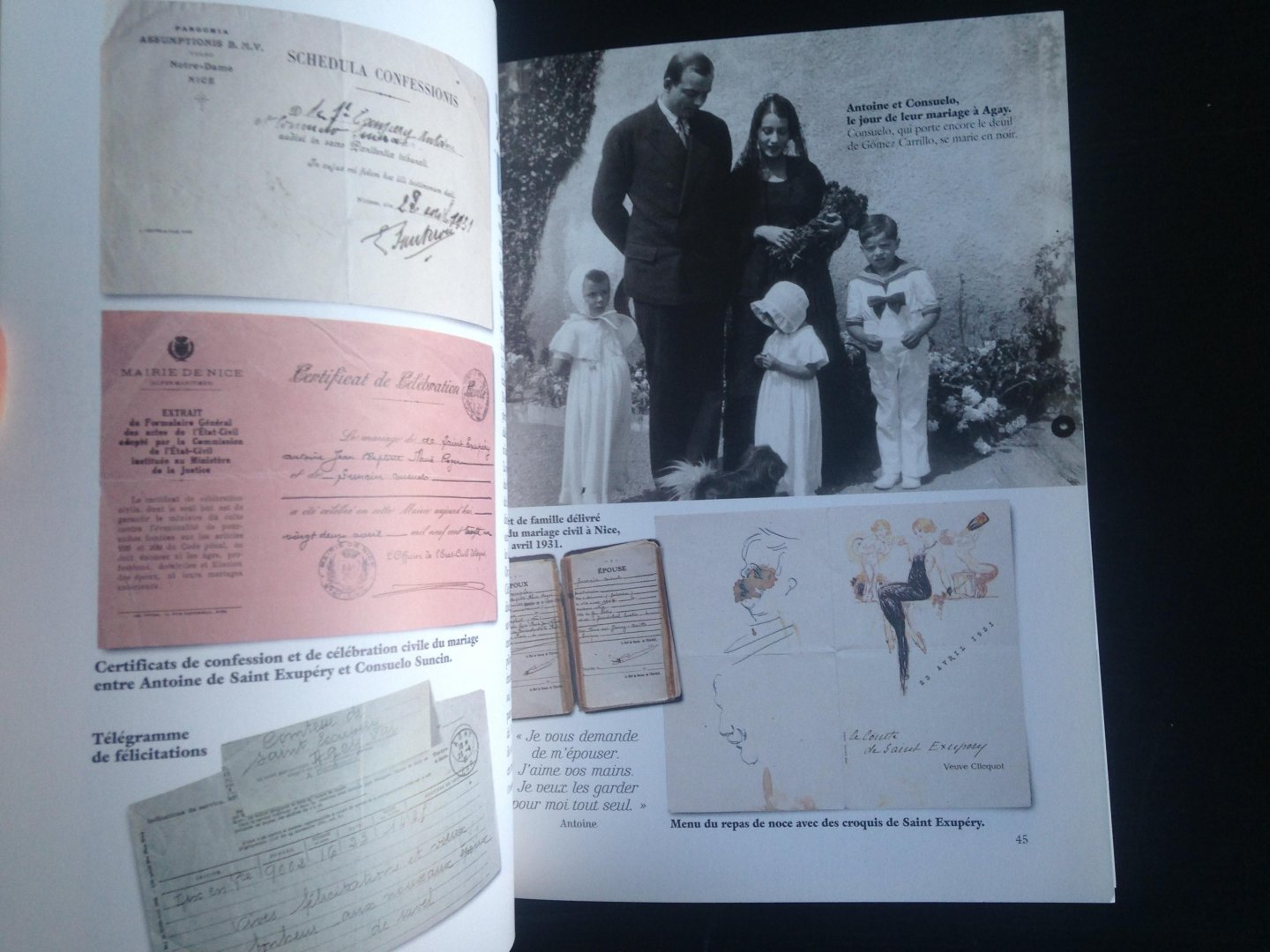 Vircondelait, Alain - Antoine et Consuelo de Saint Exupéry, Un amour de légende