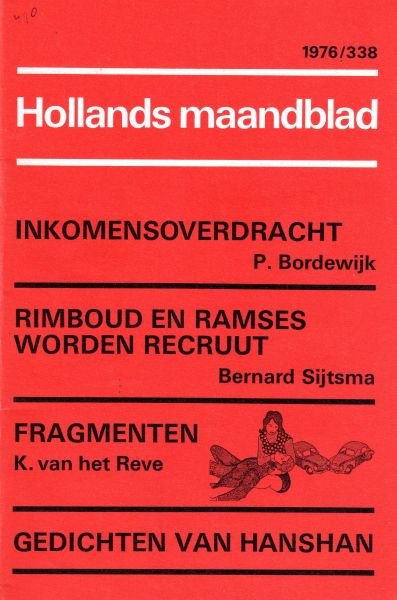 Poll, K.L. (redacteur) - Hollands maandblad 338, januari 1976