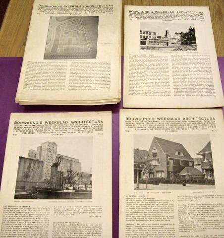 BOND VAN NEDERLANDSCHE ARCHITECTEN BNA. & ARCHITECTURA. - Bouwkundig weekblad Architectura.1931. Orgaan van de Koninklijke Maatschappij tot Bevordering der Bouwkunst Bond van Nederlandsche Architecten.