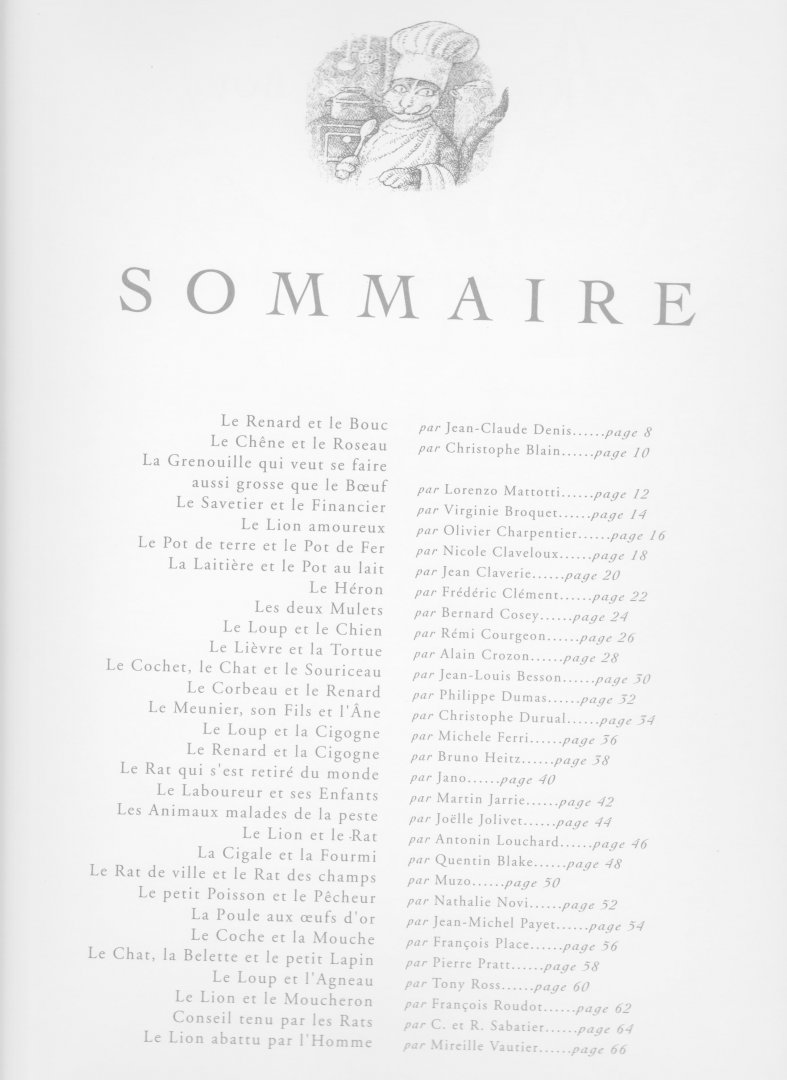 Fontaine, Jean de la - Fables. trente fables illustrées par trente artistes