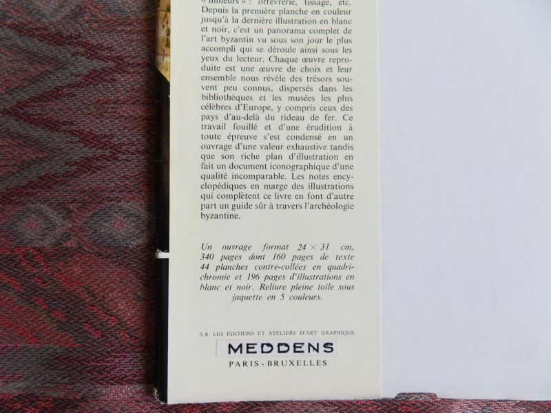 Talbot Rice, D. [Fotowerk van Max Hirmer]. - Art Byzantin.