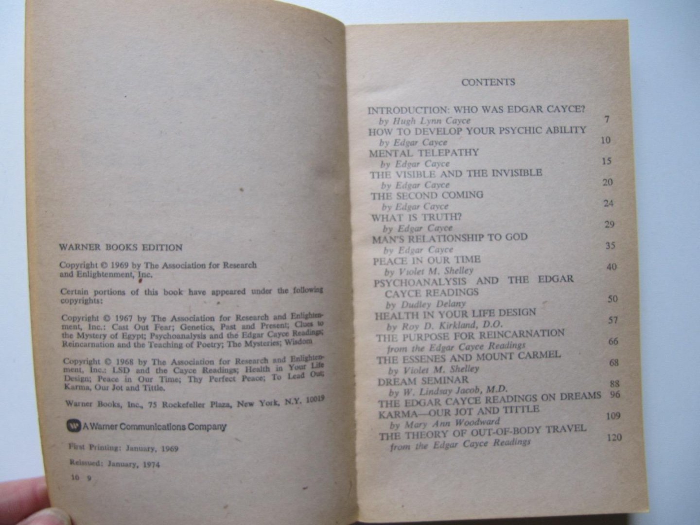 Editor Hugh Lynn Cayce - The Edgar Cayce Reader