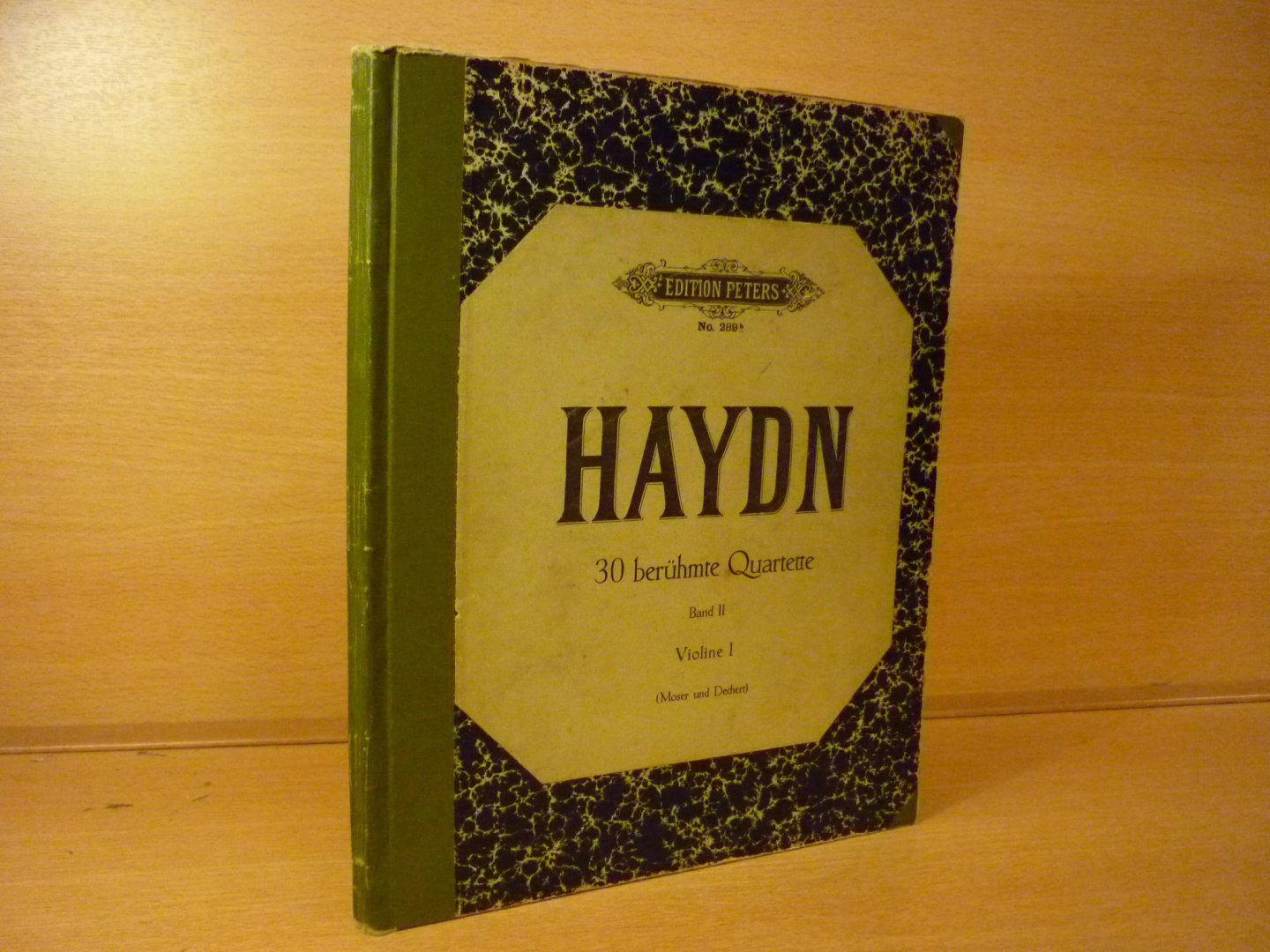 Haydn; Franz Joseph (1732-1809) - 30 beruhmte Quartette (Band II: Quartett XV t/m XXX); 2 violinen, viola und violoncello (herausgegeben von A. Moser + H. Dechert)