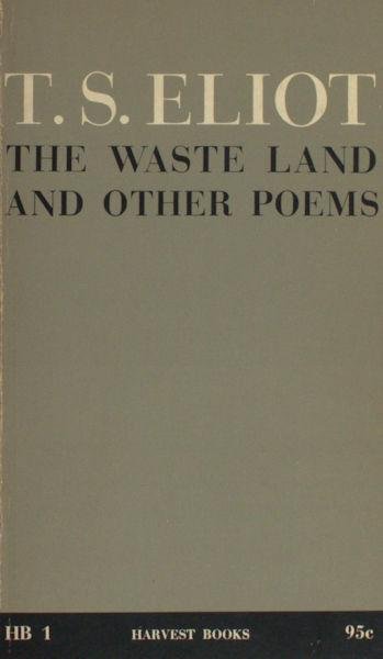 Eliot, T.S. - The Waste Land an other poems.