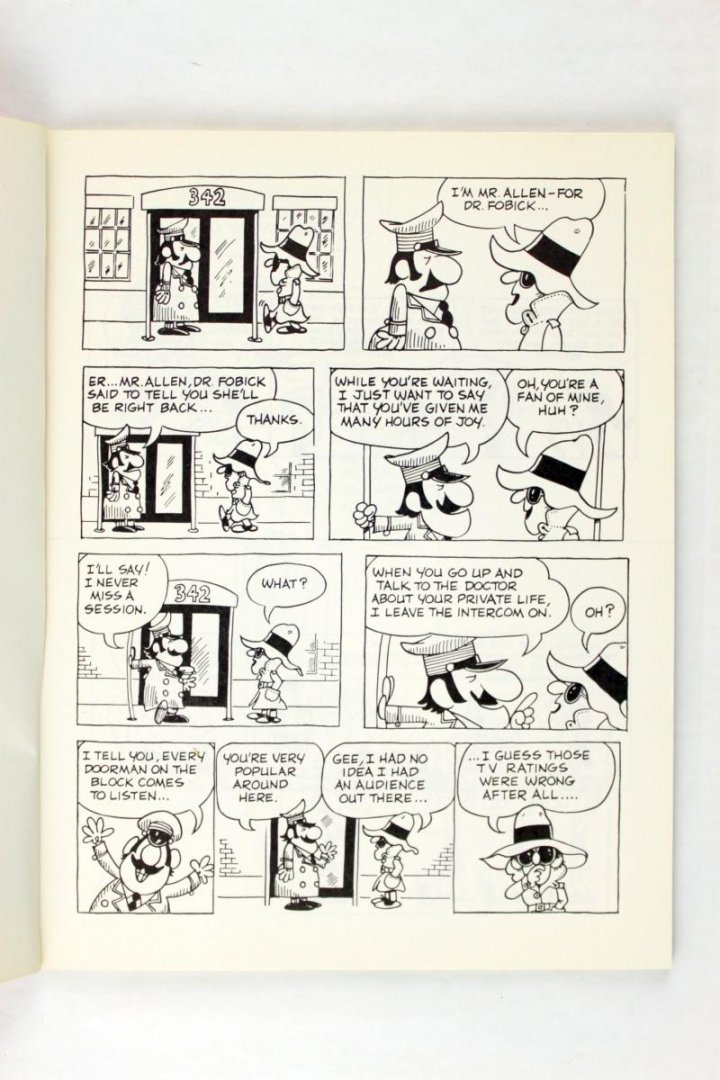 Hample, Stuart - Inside Woody Allen, selection from the comic strip (2 foto's)