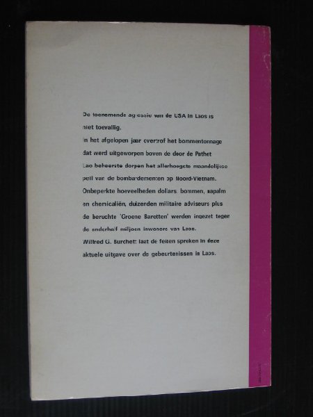 Burchett, Wilfred G. - Laos, een tweede Vietnam