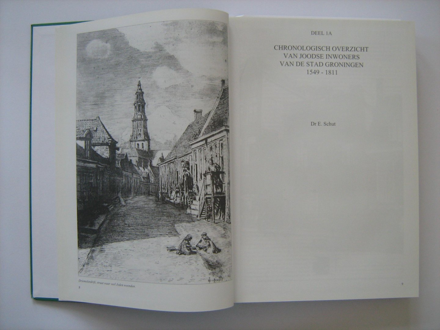 o.a. Bekkum, Prof. Dr. W.J. van - De Joodse inwoners van de stad Groningen en omstreken 1549-1945 en hun begraafplaatsen aldaar I 1949-1870