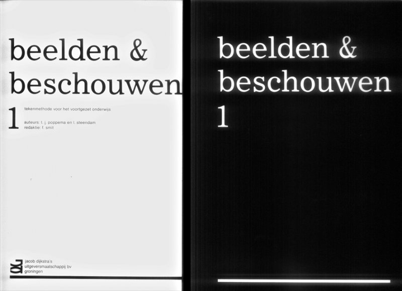 Poppema, T.J. en L. Steendam - Beelden & Beschouwen. Tekenmethode voor het voortgezet onderwijs. 4 delen