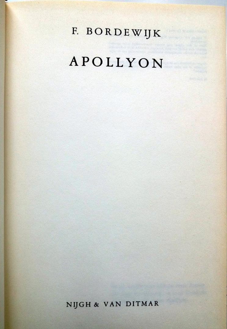 Bordewijk, F. - Appolyon
