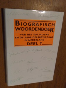 Meertens, P.J. - Biografisch woordenboek van het socialisme en de arbeidersbeweging in Nederland deel 7