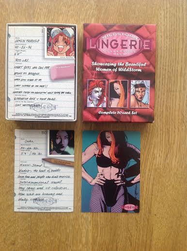 Ulrich, John, Tobias Queck, Michael Albano - Wildstorm Lingerie collector's pack. Complete 50-card set