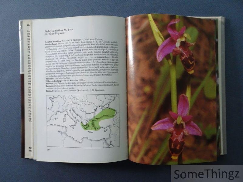 Baumann, Helmut und Siegfried Künkele. - Die wildwachsenden Orchideen Europas. Mit 249 Farbbildern und 191 Verbreitungskarten.