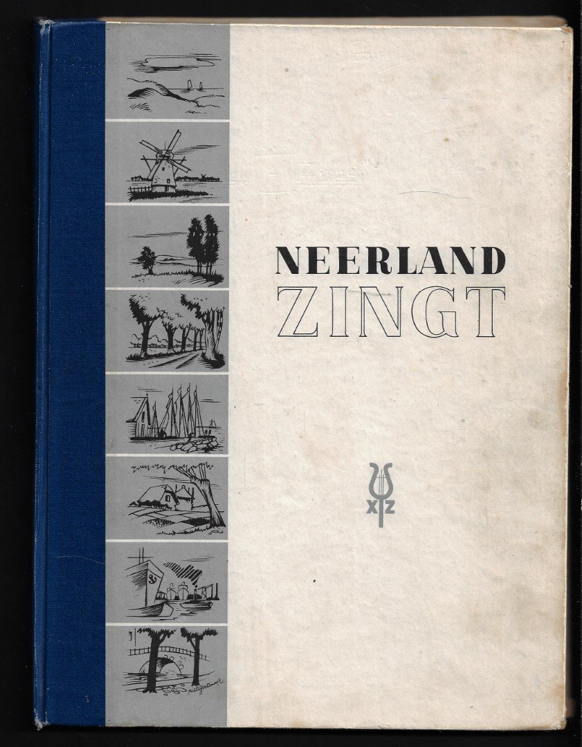 Jos Vranken Sr./Piet Gertenaar illustraties en bandontwerp - Zo zingt Nederland Een verzameling van 142 bekende liederen voor zang en piano (of harmonium)