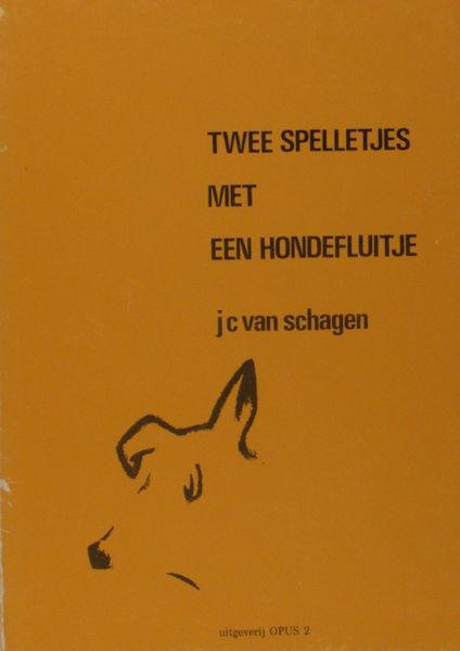 Schagen, J.C. van. - Domburgse Cahiers XXII: Twee spelletjes met een hondefluitje.