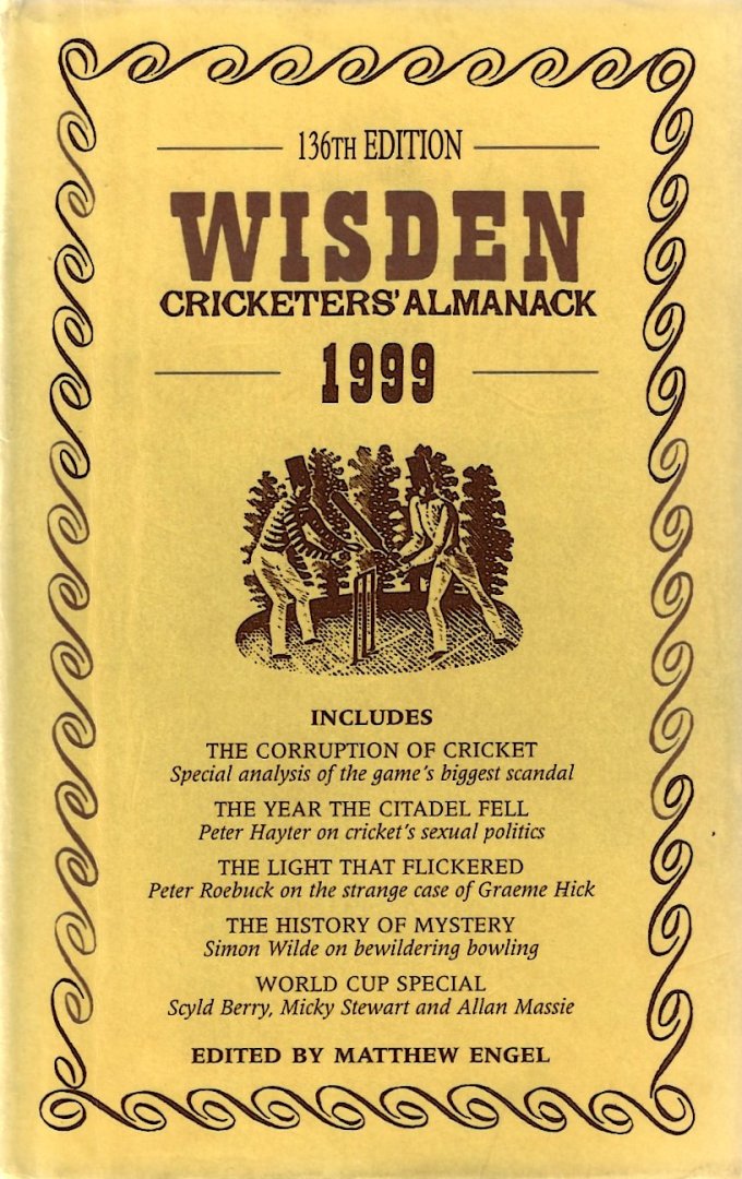 Wright, Graeme - Wisden Cricketers' Almanack 1999 -136th edition