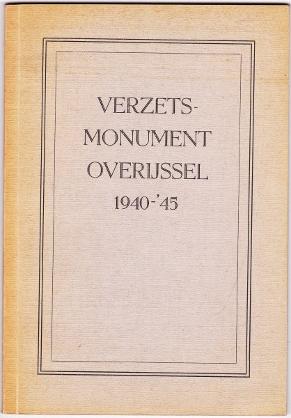 Leeser, Titus - Verzetsmonument Overijssel 1940-'45