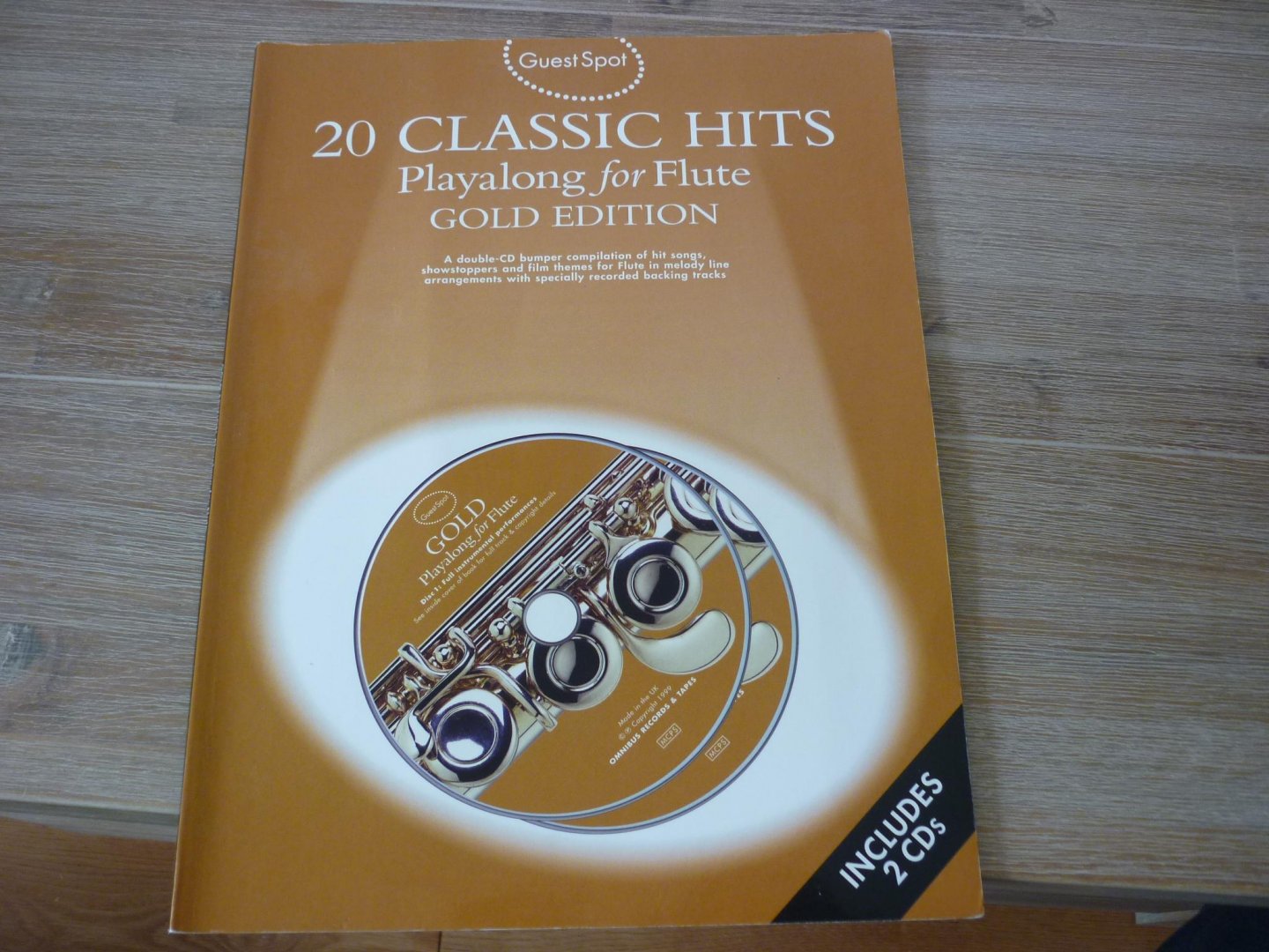 Div. - Guest Spot: 20 Classic Hits Playalong For Flute; Dwarsfluit Speelmuziek / mét 2 CD's