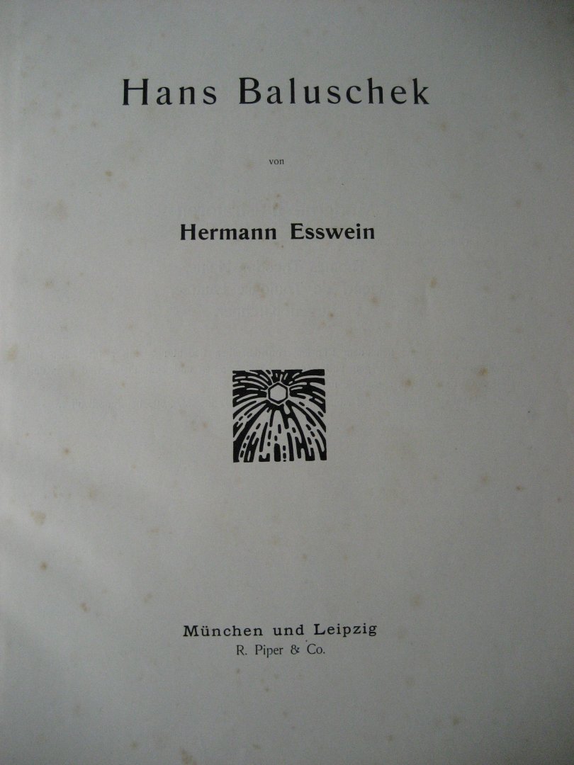 Esswein, Hermann - Moderne Illustratoren: Thomas Theodor Heine - Hans Baluschek - Ernst Neumann