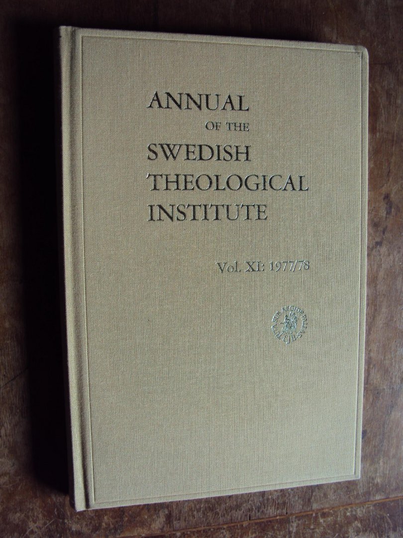 Hidal, Sten e.a. (ed.) - Annual of the Swedish Theological Institute Volume XI, Festschrift Gillis Gerleman