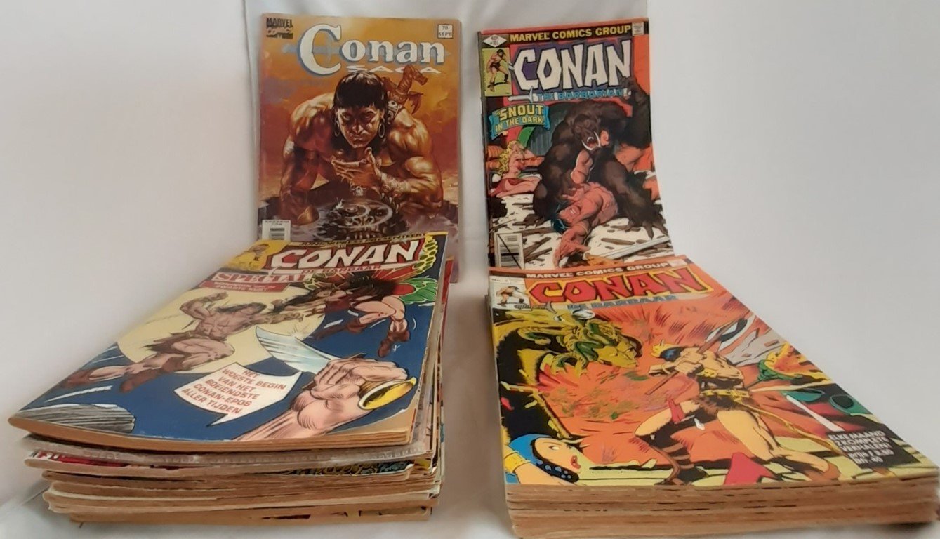 Buscema, John tekeningen, e.a. - Conan de barbaar special delen 1 t/m 5,11, 13,14,16, 18, 20 22,23, 25 (=totaal 14 delen)
